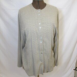 Talbots tan coordinated top and jacket  XL/PL